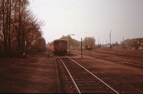 Am Bahnsteig in Dalheim