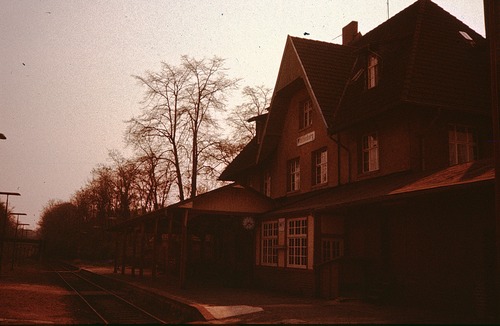 Das Bahnhofsgebäude in Wassenberg