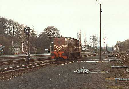 NS Lok im Bahnhof Dalheim